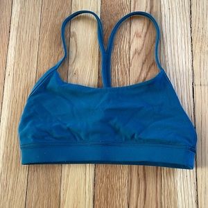 Lululemon flow Y bra teal size 4
